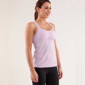 Lululemon Run: Stuff Your Bra Tank in Rose Quartz Size 8